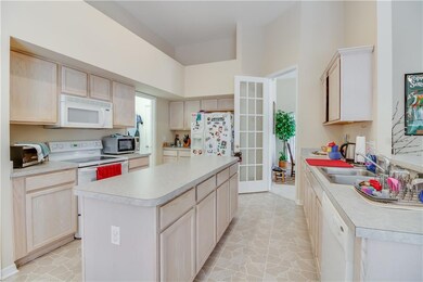 Large kitchen loaded with counter space for the ho