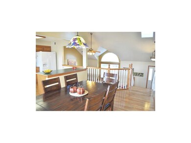 Breakfast room with hardwoods