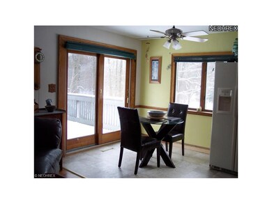 Dinette with access to deck from patio doors