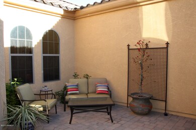 Courtyard sitting area