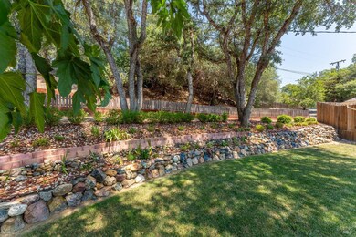 Lovingly hand-placed rock wall.