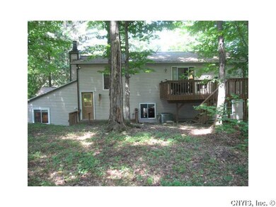Exterior Back. From the deep yard you can see the 