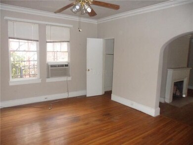 Unit 257 Dining Room with hardwood flooring, ceili