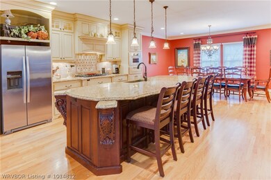 Kitchen and view of the island with lots of storag