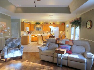 Open space is great for entertaining!