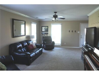 Spacious, warm, and inviting great room features n