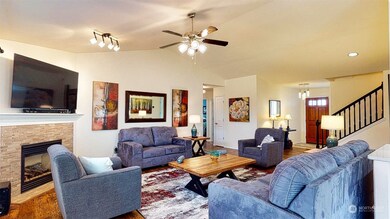 TV over fireplace stays