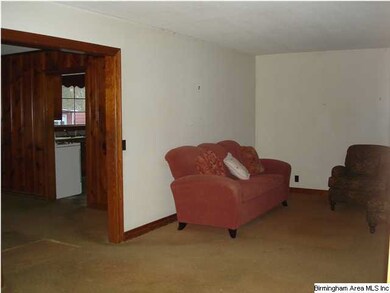 Very large living room with dining just off it