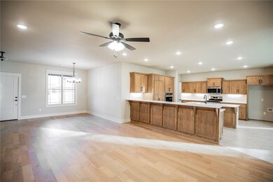 Spacious open layout