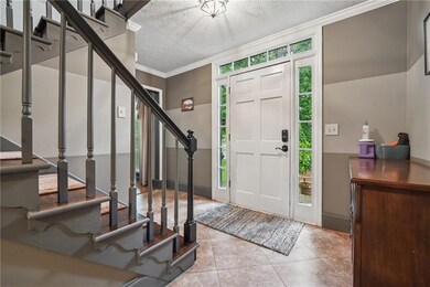 Tiled foyer entrance