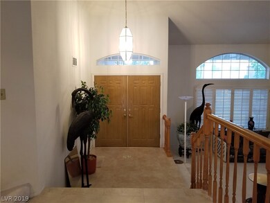 Double door front entry