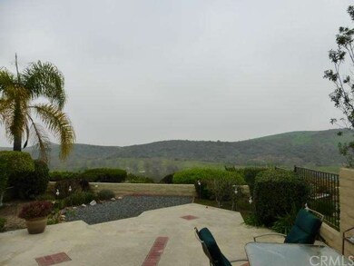 Large patio with view of hills and Strawberry Farm