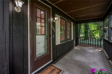 Large covered front porch