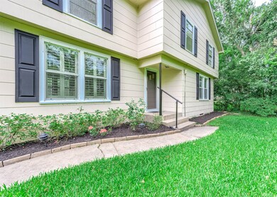 Sidewalk leading to front door