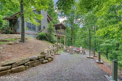 outdoor firepit area