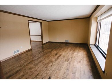 Living Room. GORGEOUS hardwood floors.