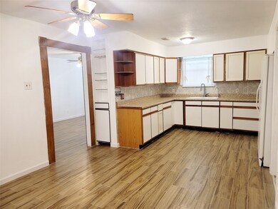 Kitchen, entry to Living Area