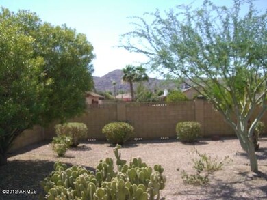 view from the back yard to the mountains