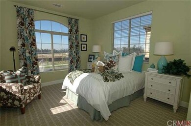 One of the bedrooms located down the hall from the