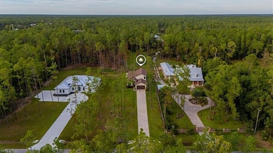 View of property location with a forest