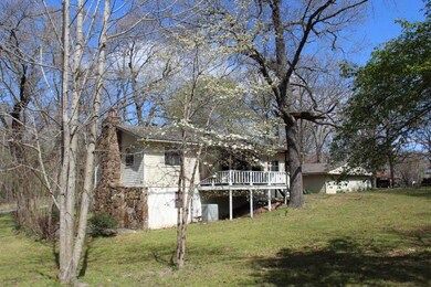 Back side of the house