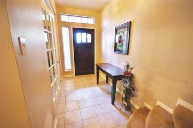 BRIGHT ENTRY, RECENT WOOD DOOR WITH COMBINATION POWER LOCK