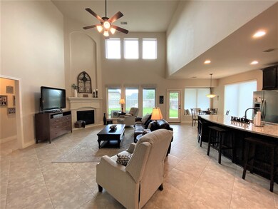 Magnificent wide-open spaces throughout with high two-story ceilings.