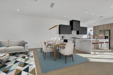 kitchen and dining