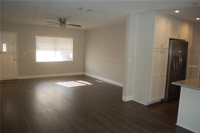 View from Dining area to the family room and front
