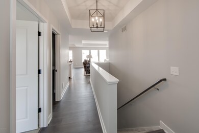 Foyer entry with coat closet