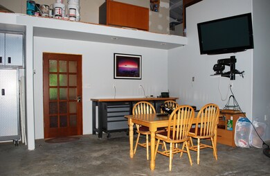 Dining/Entertainment area in hangar