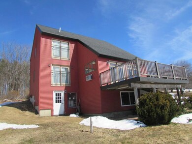 View of exterior from the back yard.