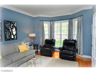 Living Room - Living Room with Hardwood Floors, Cr