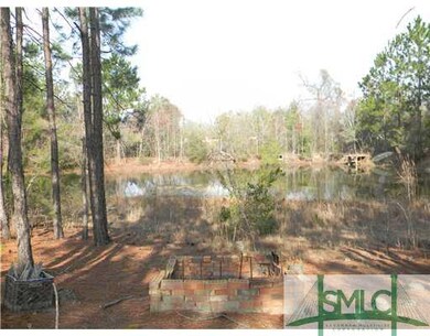 Land. Pond
