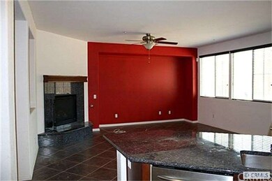 Granite Kitchen Island overlooks the Family Room