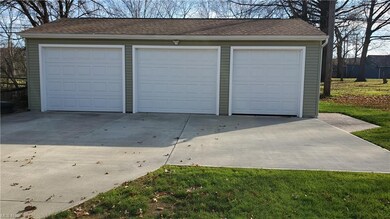 New 3 car garage with oversized doors.  Don't worr