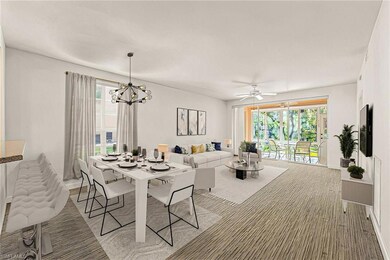 Virtually staged to show dining and living room fu