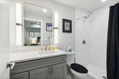Full bath has walk in shower