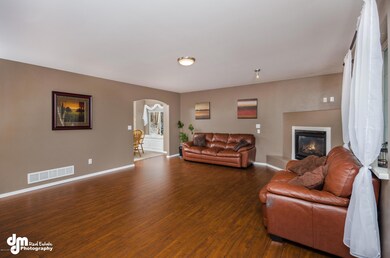 Living Area with Fireplace