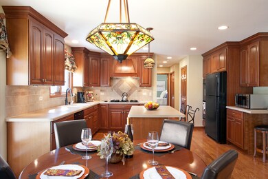 Kitchen Outfitted with Double Oven, Breakfast Bar,