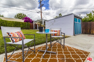 Patio and Garage