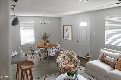 Dining/living space