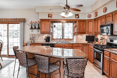 Lovely stainless steel appliances and plenty of co
