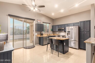 Light and bright kitchen.