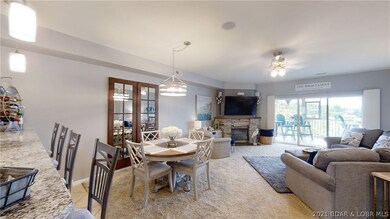 Over-sized three bedroom unit with spacious open f
