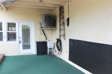 Fenced-in backyard