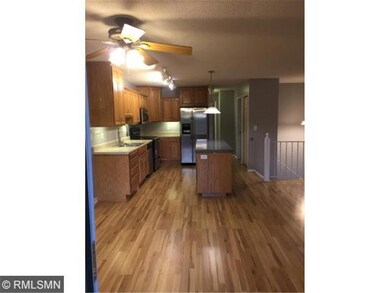 New laminate hickory flooring and RARE center isla