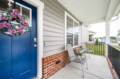 Exterior view, front porch