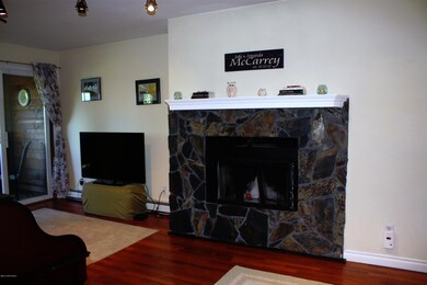 Slate wood burning Fire place