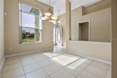 Dining Room with 13 foot Ceiling